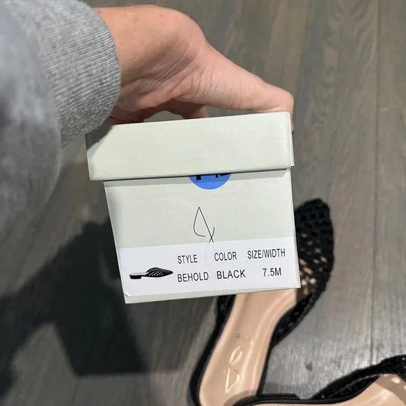 Joie Black Woven Mules - Picture 4 of 5